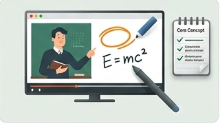 녹화 중 필기와 메모